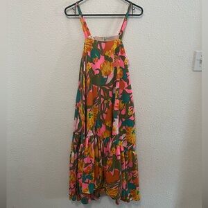 Women's Crew and Lu large colorful dress